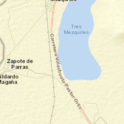 Tres Mezquites Street Map