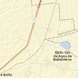 Ojo de Agua de Ballesteros Street Map
