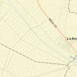 La Angostura Street Map