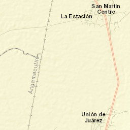 San Martín Street Map