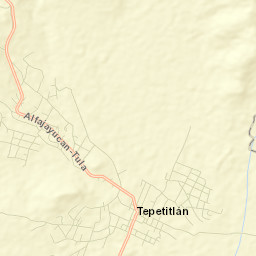 Tepetitlán Street Map