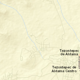 Tezontepec de Aldama Street Map