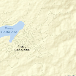 Santa Ana Tzacuala Street Map
