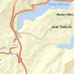 Necaxa Street Map