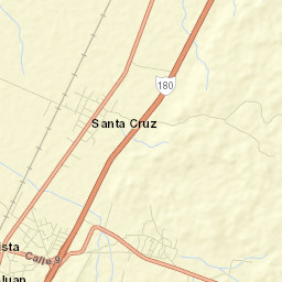Santa Cruz Street Map
