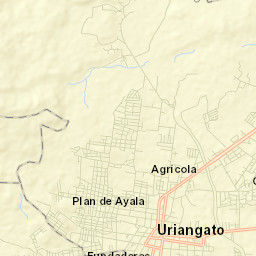 Uriangato Street Map