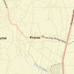 La Cruz Street Map