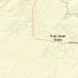 San Juan Solís Street Map