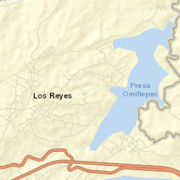 Los Reyes Street Map