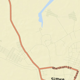 Sittwe Street Map