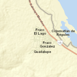 Cojumatlán de Régules Street Map