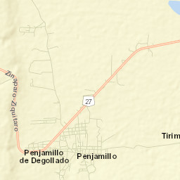 Penjamillo de Degollado Street Map