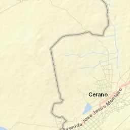 Cerano Street Map