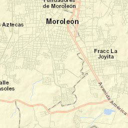 Moroleón Street Map