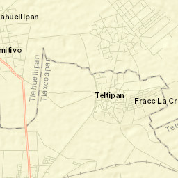Teltipán de Juárez Street Map