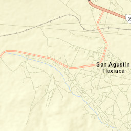 San Agustín Tlaxiaca Street Map