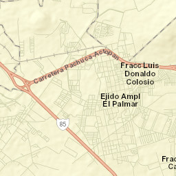 Santiago Tlapacoya Street Map