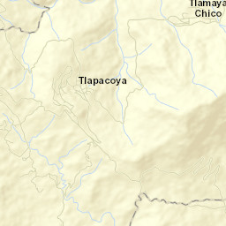 Tlapacoya Street Map