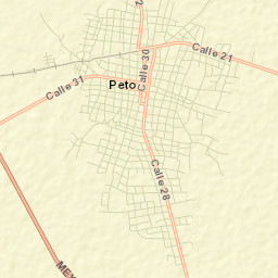 Peto Street Map