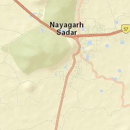Nayagarh District Street Map
