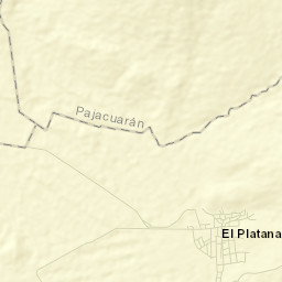 El Platanal Street Map