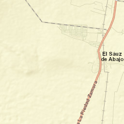 El Sauz de Abajo Street Map