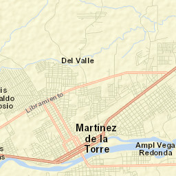 Martínez de la Torre Street Map