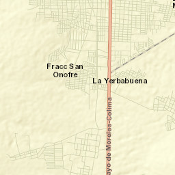 Francisco Sarabia (Cerrito Pelón) Street Map