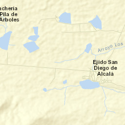 San Diego de Alcalá Street Map