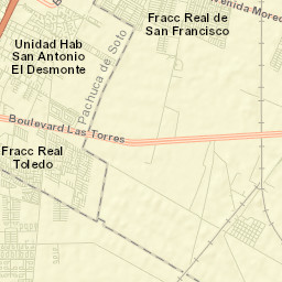 La Colonia Street Map