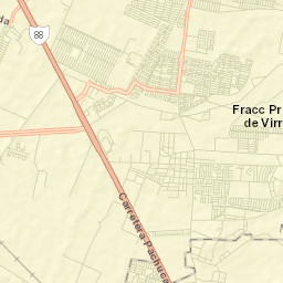 Rinconada de los Ángeles Street Map