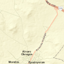 Epazoyucan Street Map