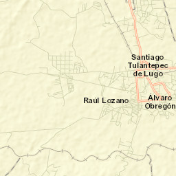Santiago Tulantepec Street Map