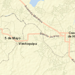 Cuautepec de Hinojosa Street Map