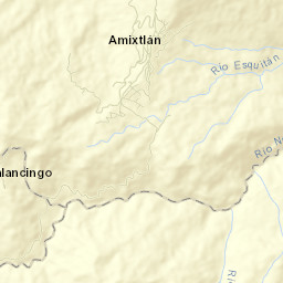 Amixtlán Street Map