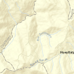 Hueytlalpan Street Map