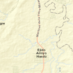 Arroyo Hondo Street Map