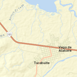 Vega de Alatorre Street Map