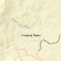 Tepec Street Map