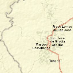 San José de Gracia Street Map