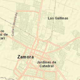 Zamora Street Map