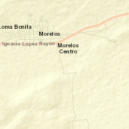 Villa Morelos Street Map