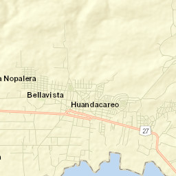 Huandacareo Street Map