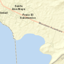 Santa Ana Maya Street Map