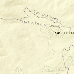 San Ildefonso Street Map