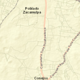 Conejos Street Map