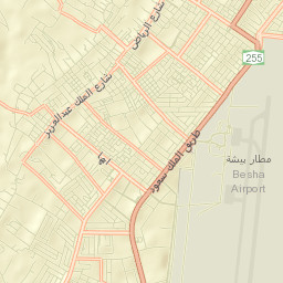 Qal‘at Bīshah Street Map