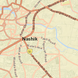 Nashik Division Street Map