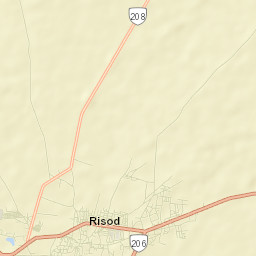 Risod Street Map