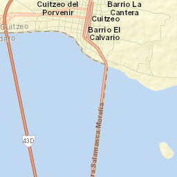 Cuitzeo del Porvenir Street Map